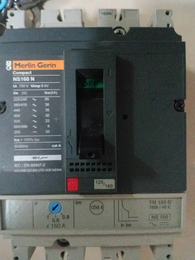 Mccb Merlin gerlin NS 160N / 125 a
