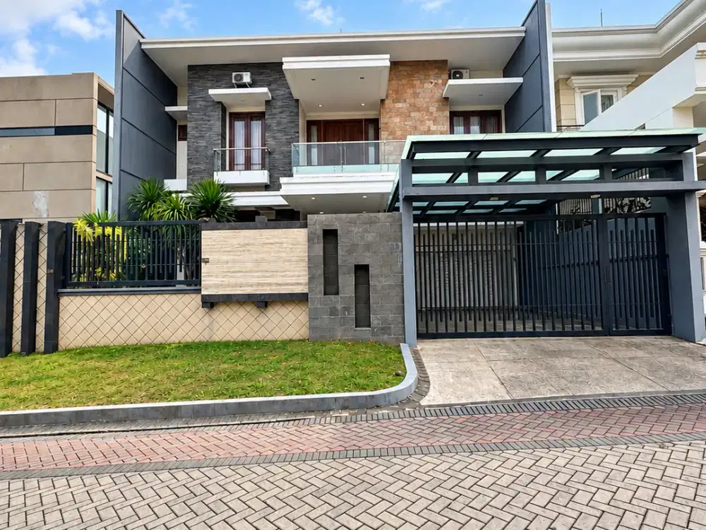 DIJUAL RUMAH BUKIT TELAGA GOLF CITRALAND 2LT 5KT SEMI FURNISH DOUBLE WAY ROW