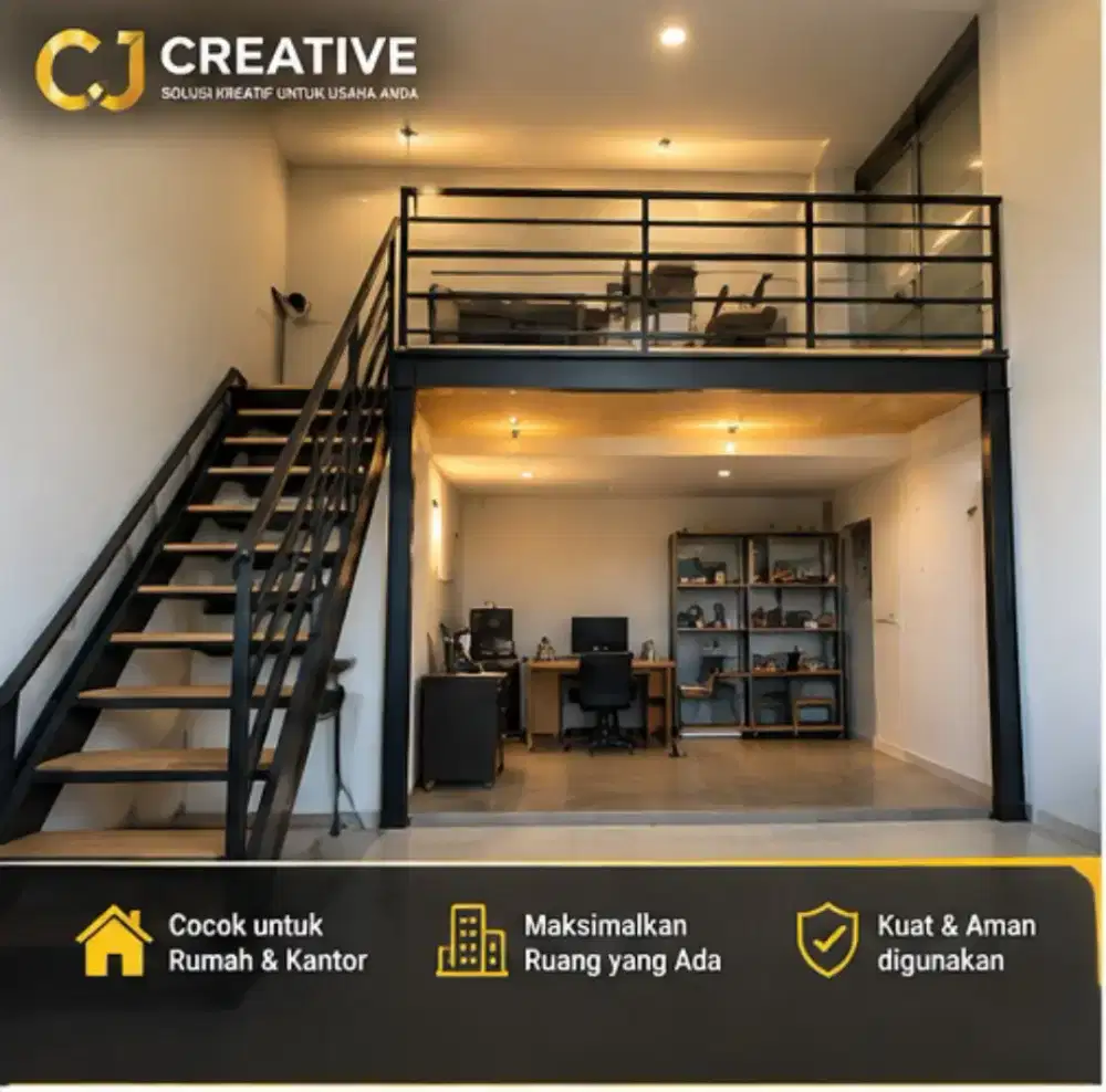 Jasa pembuatan kanopi dan mezzanine