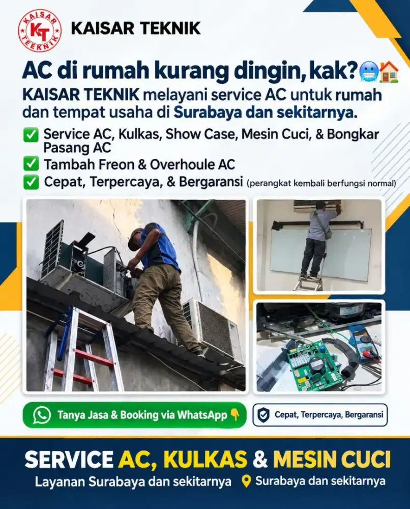 Jasa svc ac,kulkas,mesin cuci