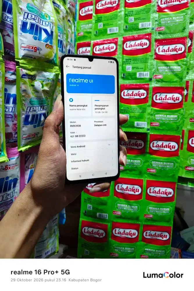 Realme note 60x 4/64