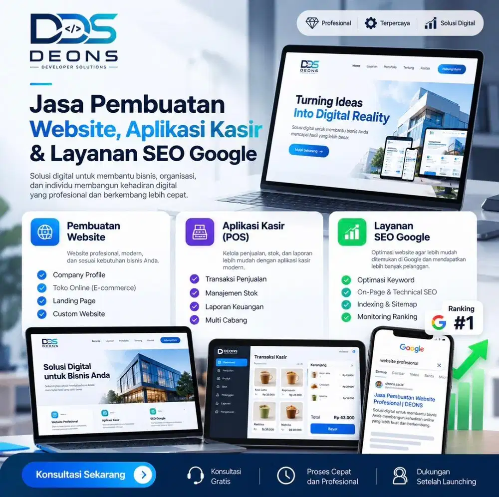 Jasa Pembuatan Website dan aplikasi