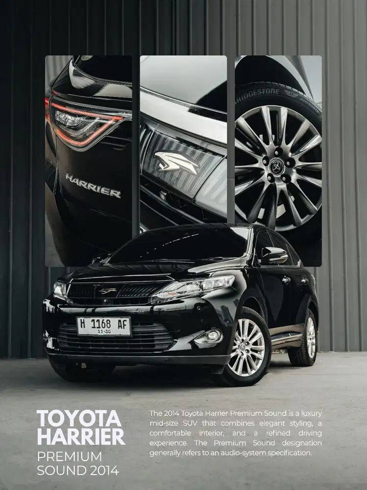 Toyota Harrier 2.0 Premium aound JBL 2014 full spec