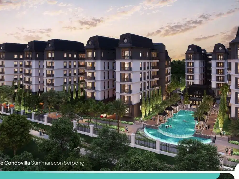 Hunian Nyaman Dengan Nuansa Resort Mondeux Condovillas di Gading Serpong