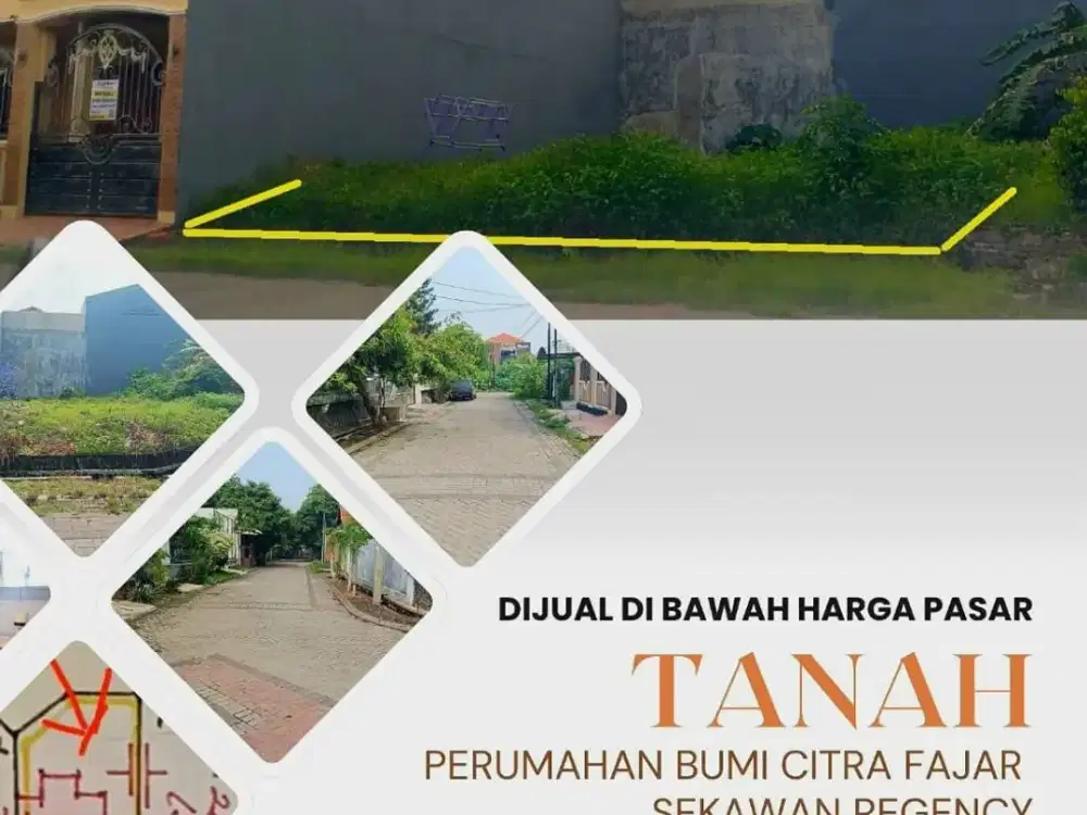 TANAH MURAH SIAP BANGUN PERUM SEKAWAN REGENCY SIDOARJO
