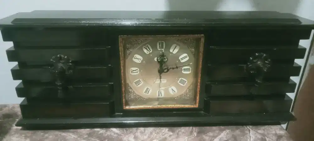 Jam meja antik ori jepang