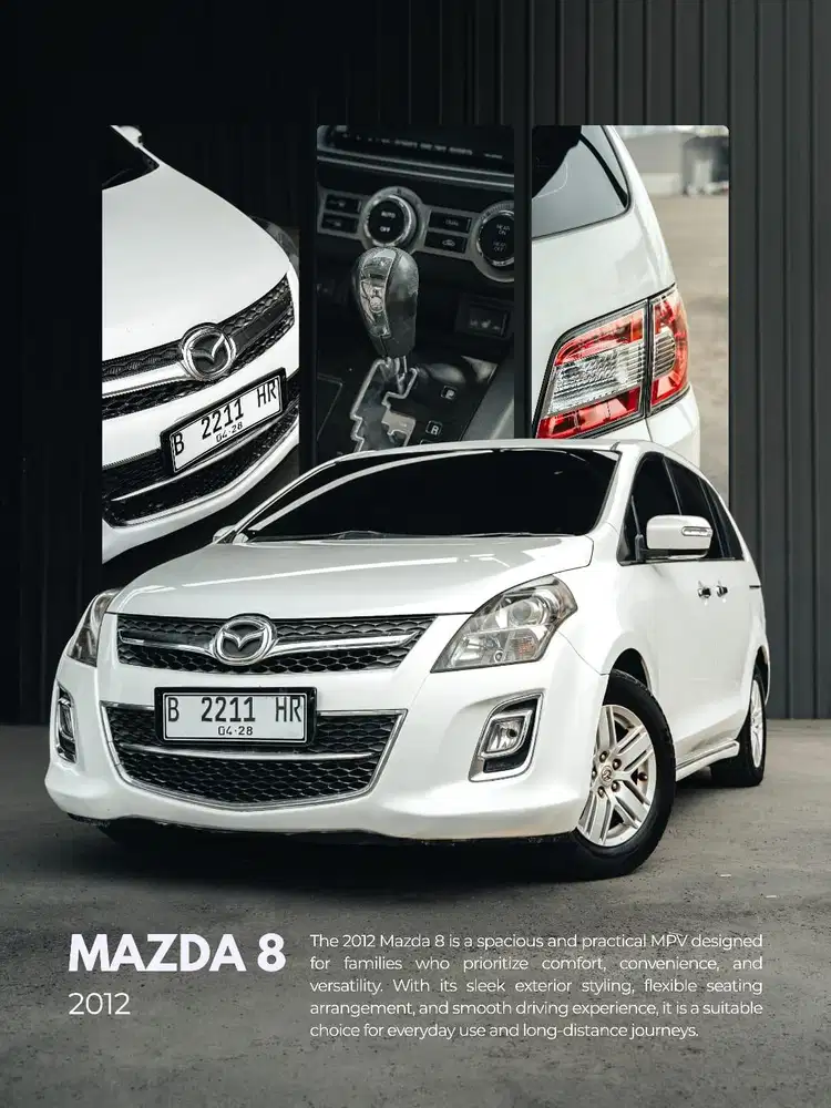 Mazda 8 2.3 Sunroof 2012 Full spec TDP 3jt