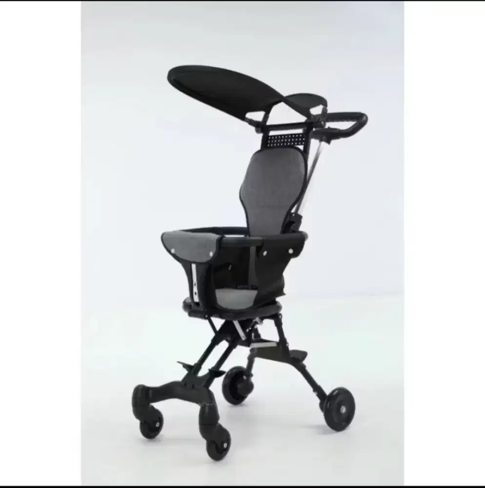 Stroller lipat anak warna coklat