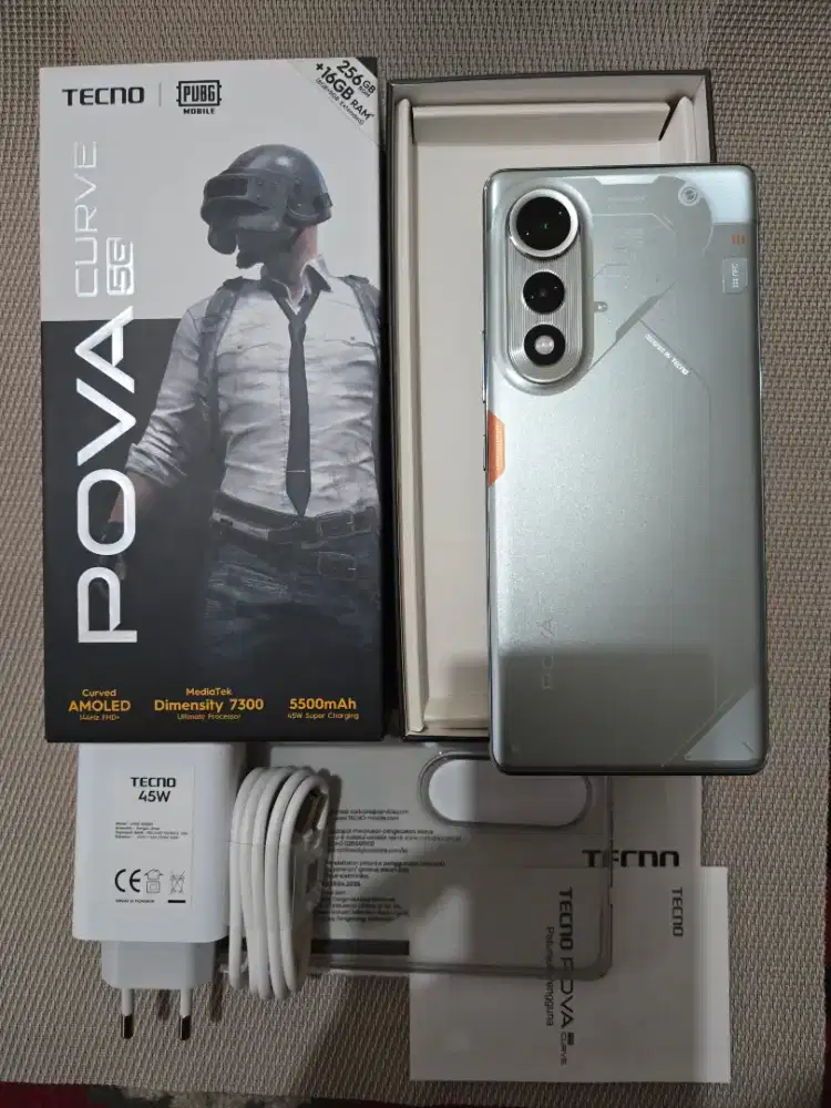 Tecno VOVA Curve 8/256 5G BH 100%