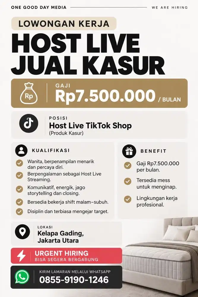 Lowongan Kerja Host Live