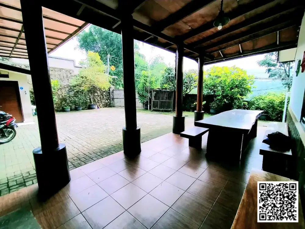 Dijual Private Villa Lembang View Indah Gunung Tangkuban Perahu dan Lembah Hijau
