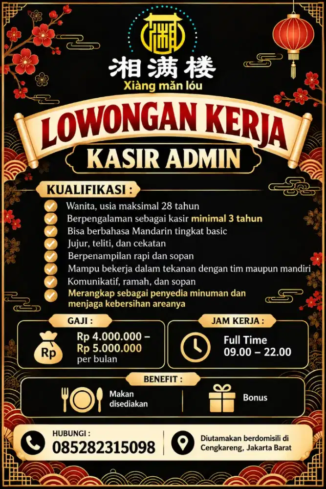 Lowongan Kerja Kasir