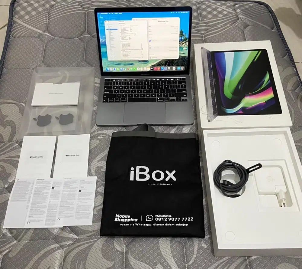 Macbook Pro M1 Touchbar 8/512gb IBOX Resmi Fullset original