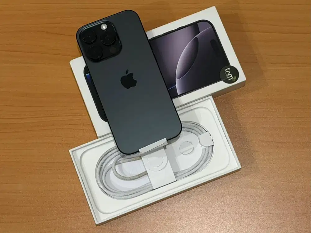iPhone 16 Pro 256GB iBox BH91% Garansi Januari 2027