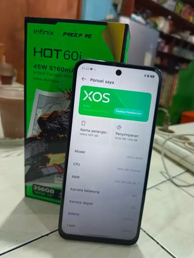 Infinix Hot 60i Ram 8/256GB