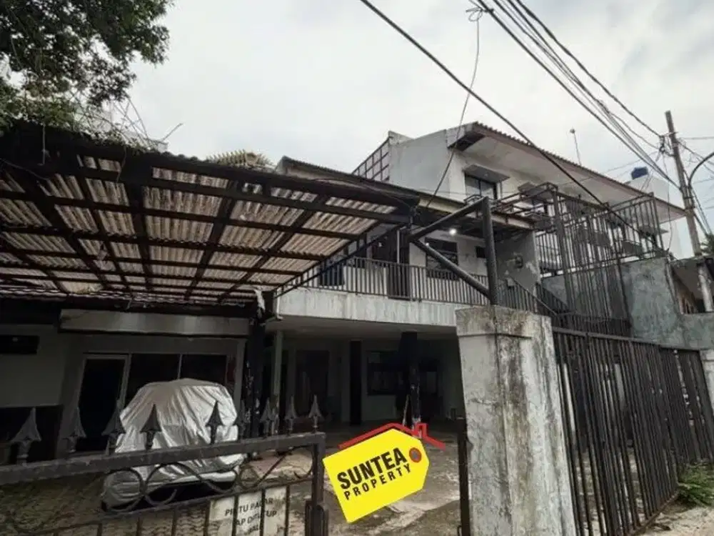 Djual Kavling dengan Bangunan LT 1.055 m2 Area Ramai Nego Cilandak Jakarta Selatan