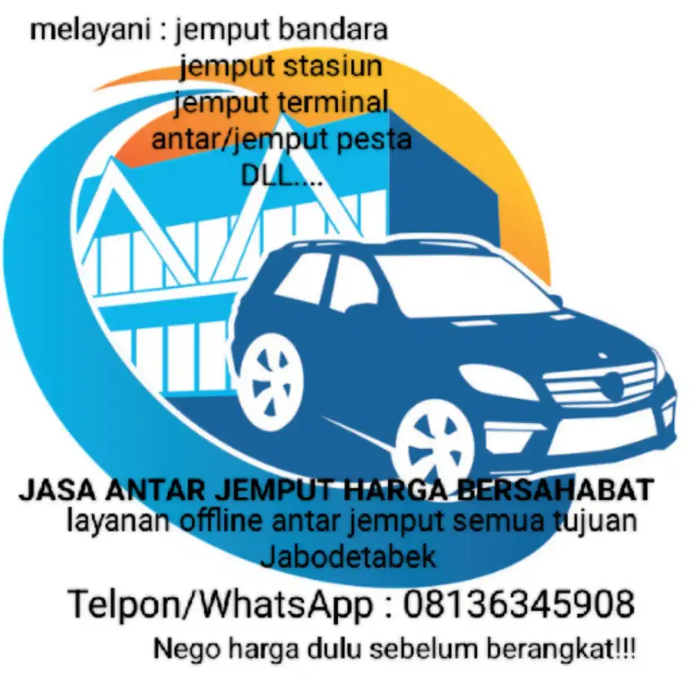 JASA antar jemput harga bersahabat