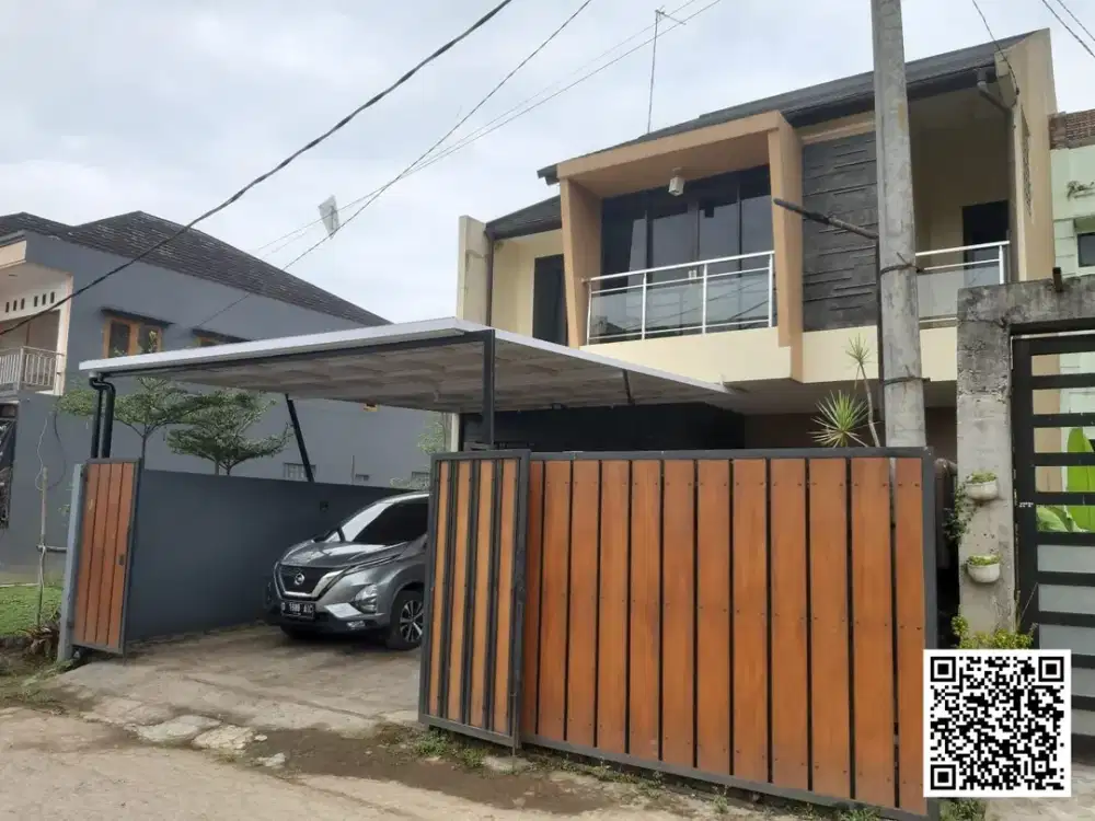 Dijual rumah villa dgn view bagus di kavling dahlia Sersan Bajuri Bandung Utara