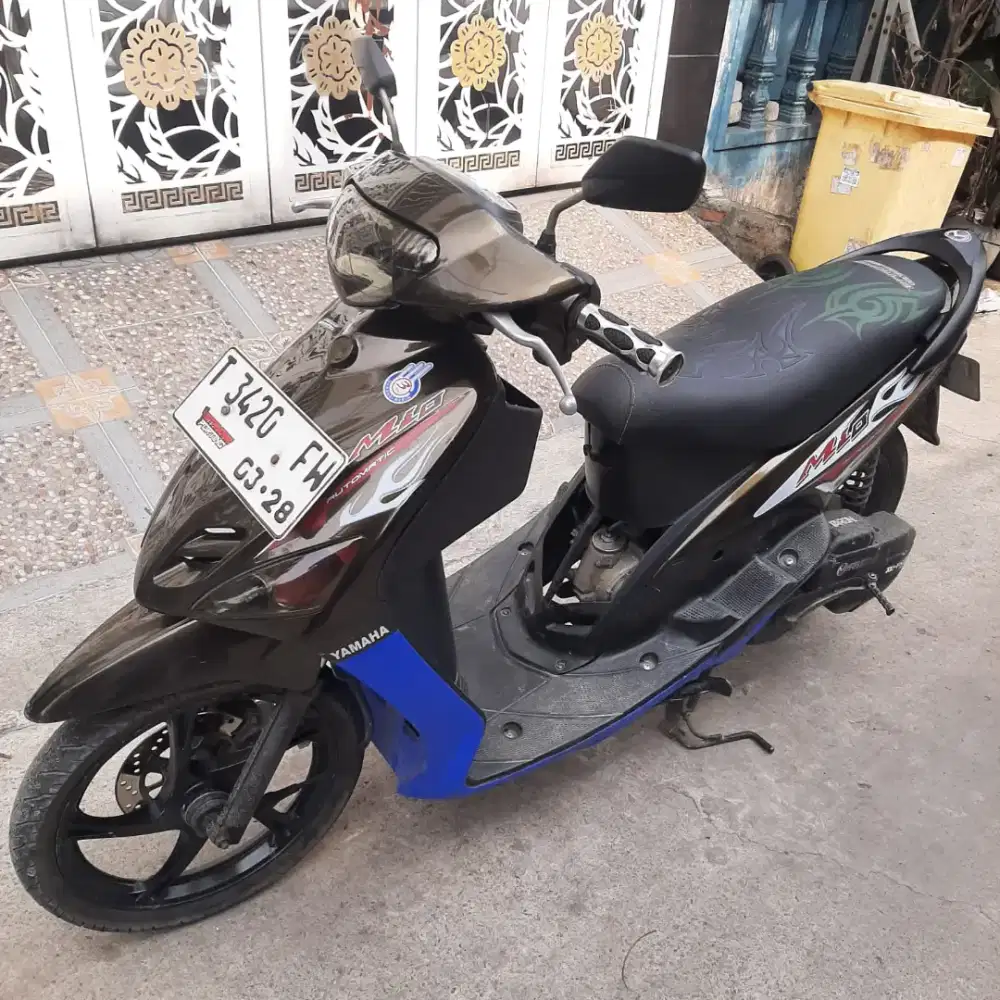 Yamaha Mio 5TL 2008 ss lengkap mesin bagus plt T Karawang,stater hidup