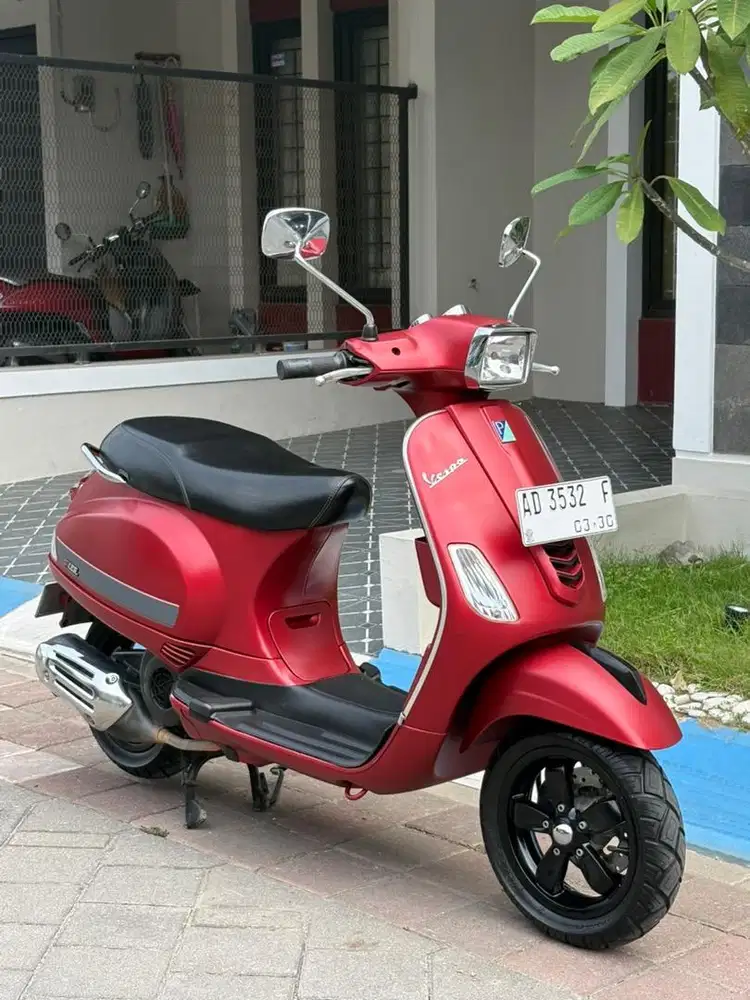 Vespa s125 iget 2020 plat Ad pajak on