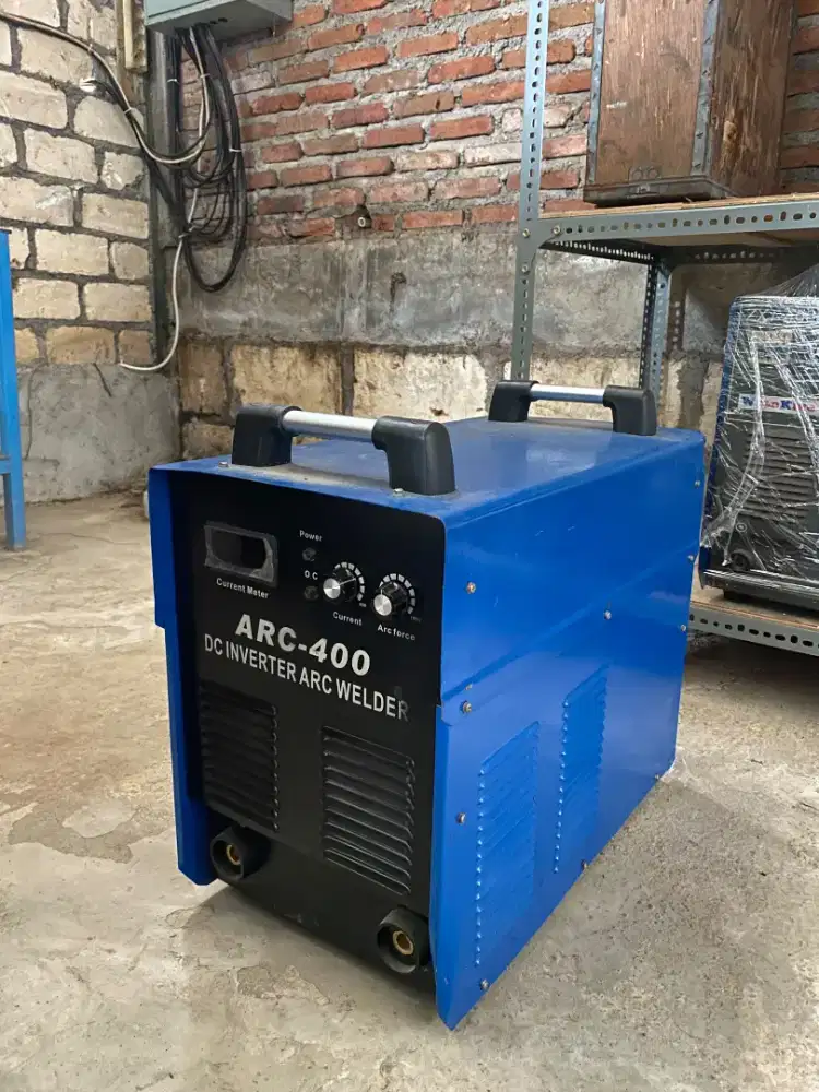 MESIN LAS BEKAS MMA 400 AMPERE RILAND 3 PHASE INVERTER IGBT DC SECOND