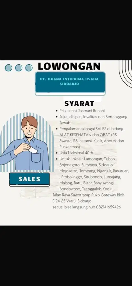 Lowongan Kerja SALES