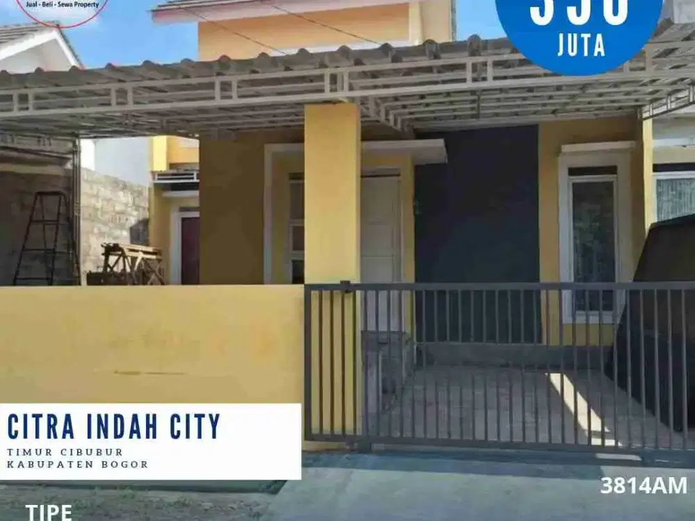 Dijual murah rumah siap huni dicitra indah city cileungsi jonggol