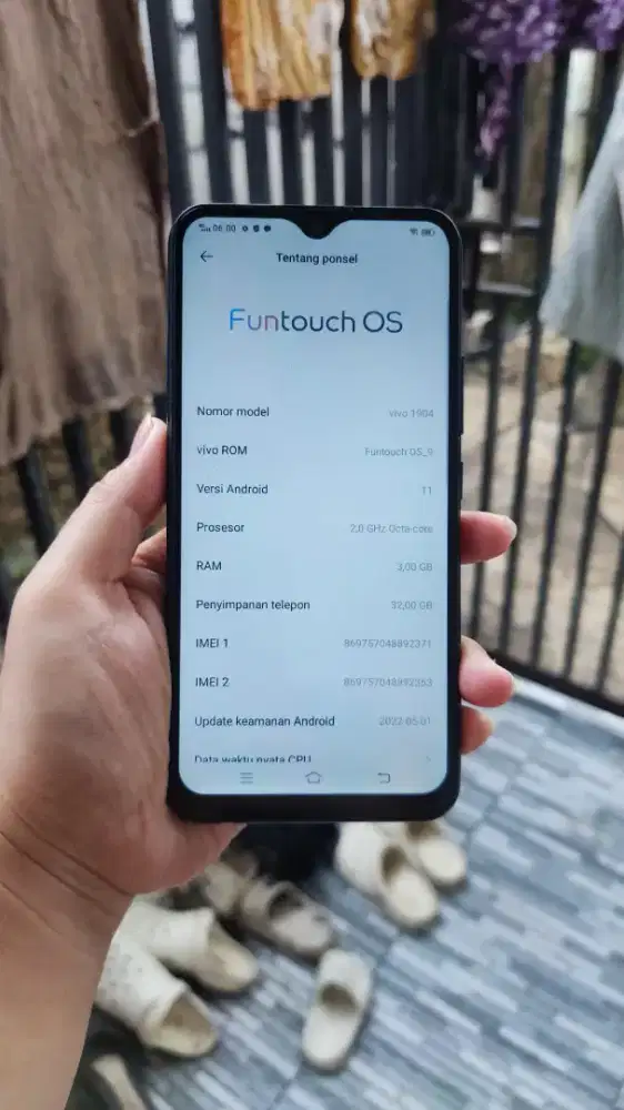 Vivo y12 ram 3/32gb