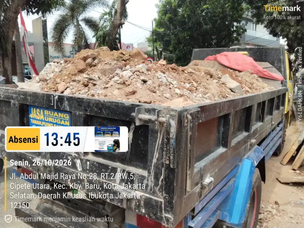 Jasa angkut puing tanah