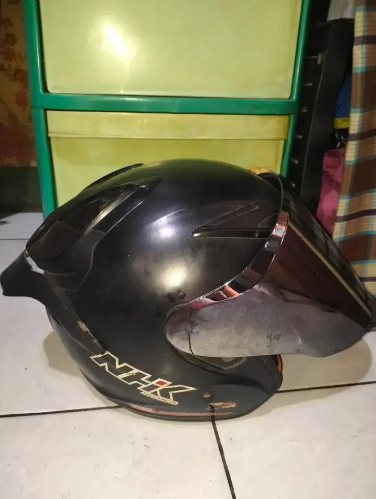 HELM NHK R-1 DOBEL VISOR SIAP PAKAI LANGSUNG