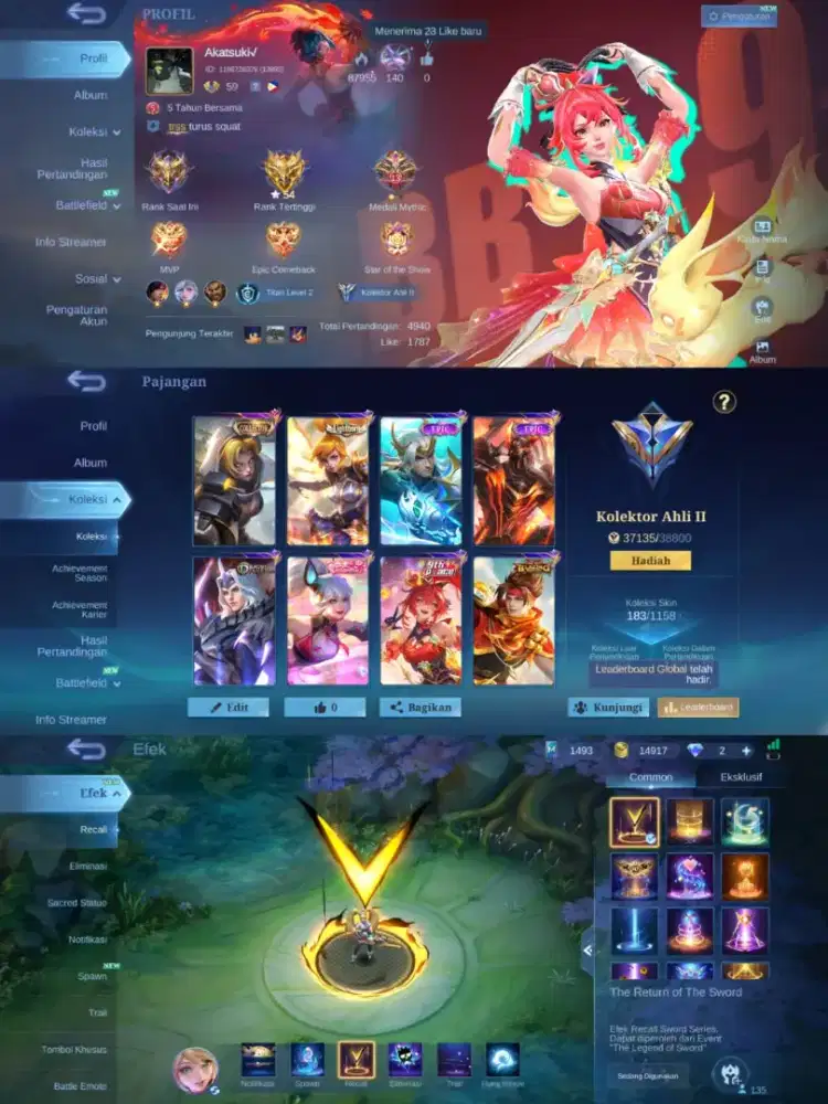 JUAL AKUN MOBILE LEGENDS AMAN TERPERCAYA YANG MINAT CHET
