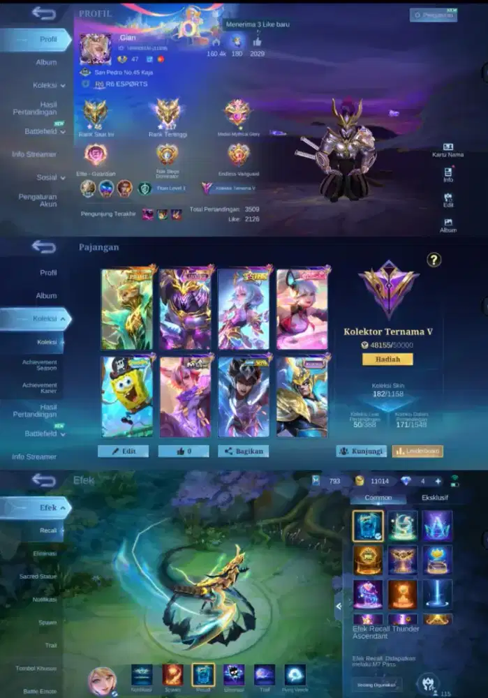 JUAL AKUN MOBILE LEGENDS AMAN TERPERCAYA YANG MINAT CHET