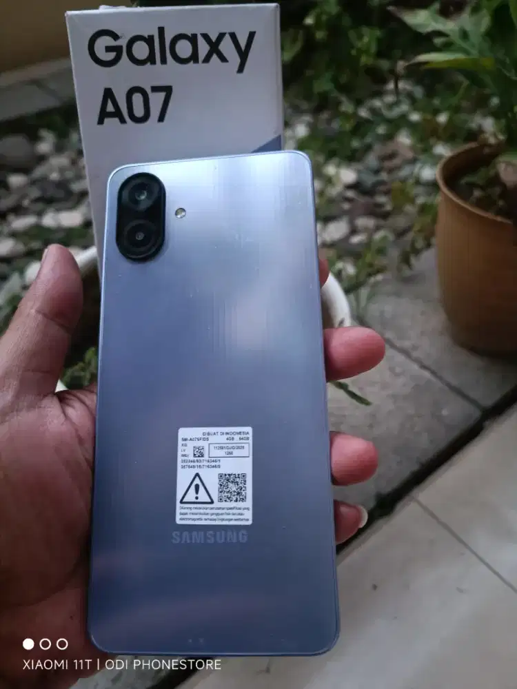 Samsung a07 4+4/64 mulus seperti baru dan lengkap pemakaian 1 bulan