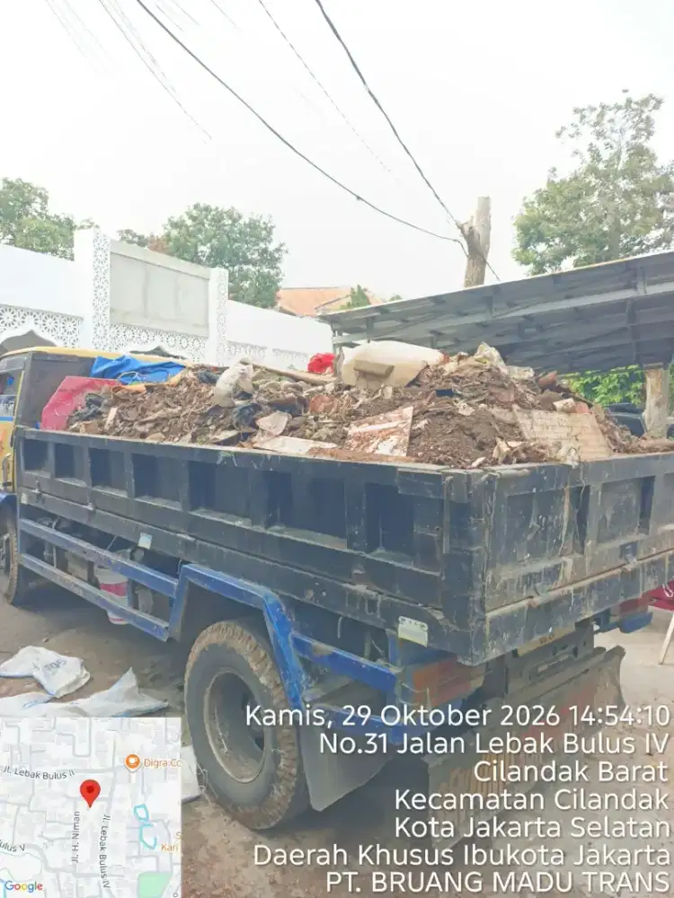 Jasa buang puing sampah