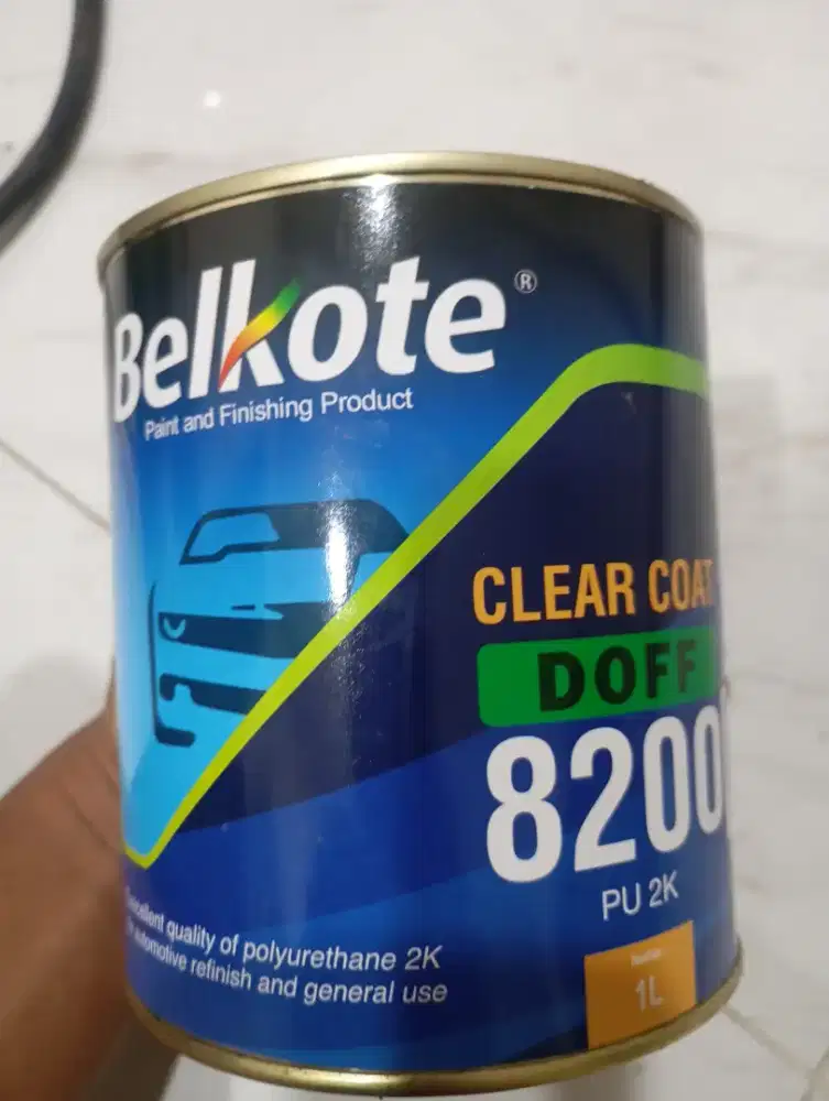 Belkote Clear Coat Doff 8200 PU 2K 1 Liter - Original Baru