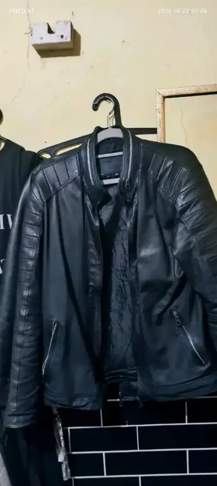Jaket kulit clasik size M