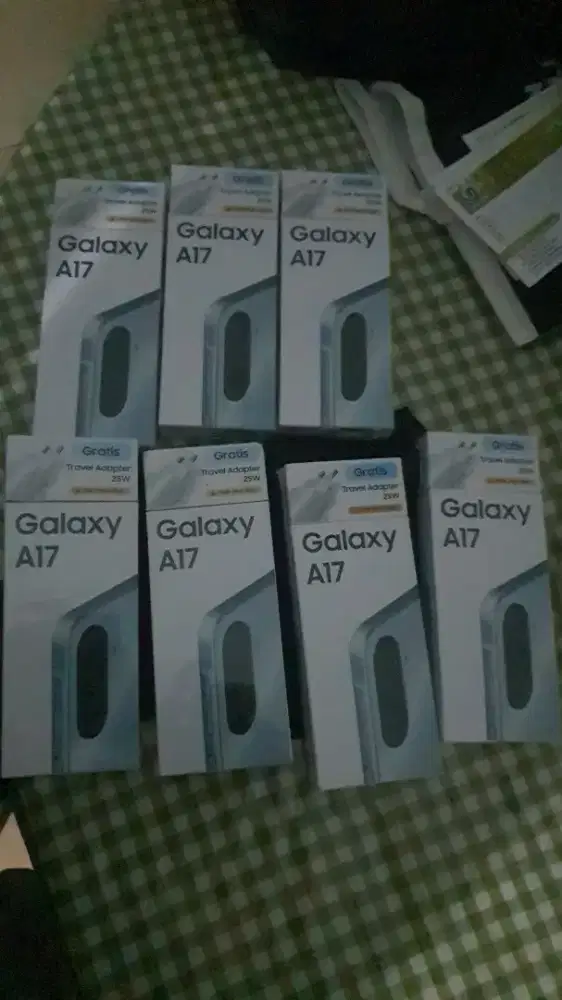 Samsung galaxy A17 4G 8/128 garansi sein 1 tahun no repack ada notal