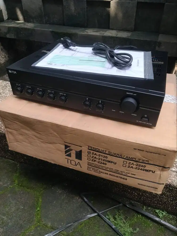 AMPLIFIER TOA ZA-2120 ZA2120 ZA 2120 Mixer Power Ampli 120 Watt