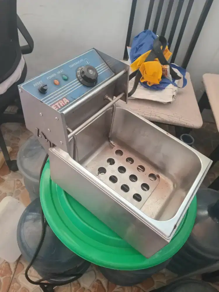 Mesin penggoreng listrik satu tangki