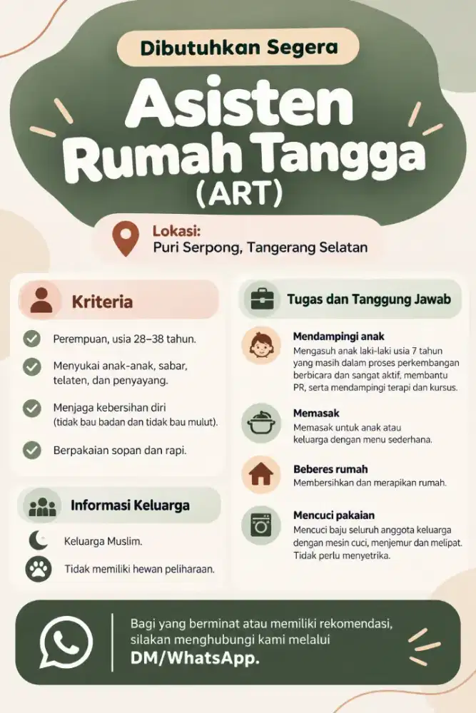 Dibutuhkan ART Segera