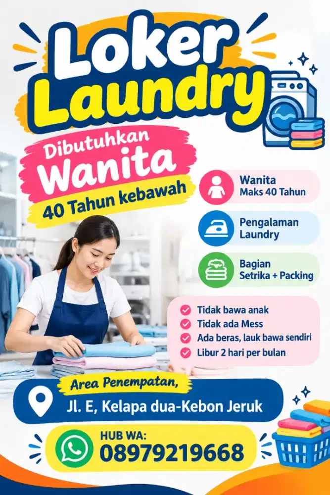 Loker Laundry Jakarta Barat