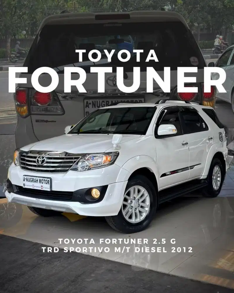 KILOMETER 30RIBU !! Toyota FORTUNER TRD DIESEL MANUAL 2012 || ANM