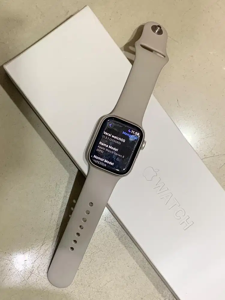 apple watch seri 8  41mm resmi ibox mulus