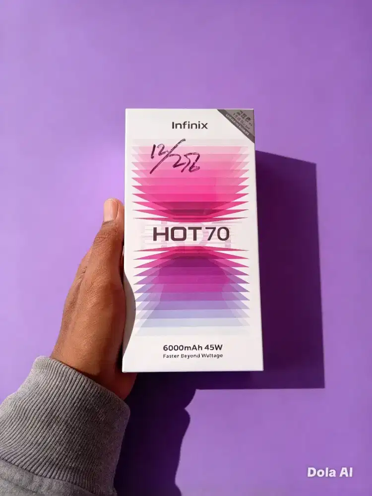 Fast respon WA Infinix Hot 70 NFC 6+6/256 Garansi resmi 1thn