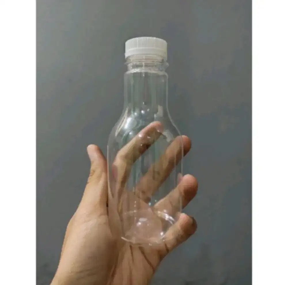 Botol Plastik Almond/Botol PIR 250 ML + Tutup Botol