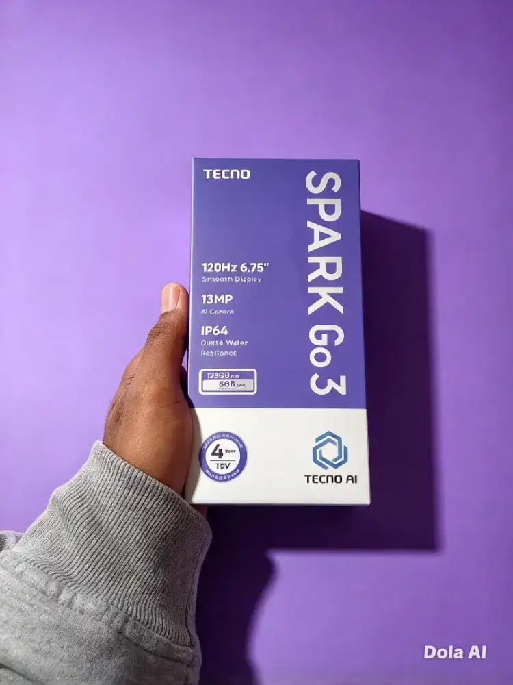 Fast respon WA Tecno Spark GO3 4+4/128 Garansi resmi 13bln