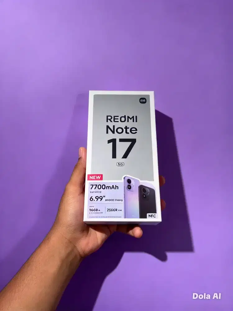 Fast respon WA Xiaomi Redmi Note 17 5G 8+8/256 Garansi resmi 15bln