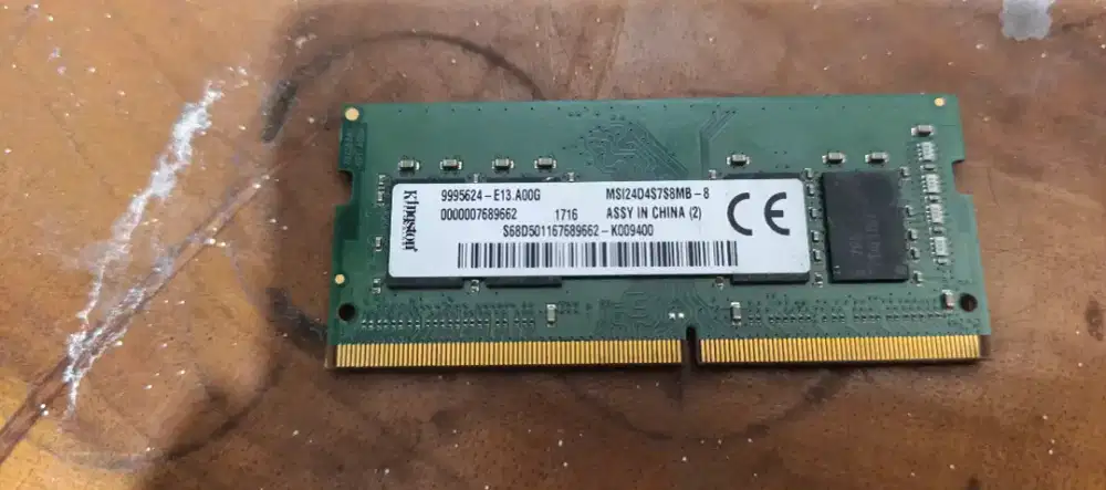 Samsung 1GB 2Rx16 PC2-6400S-666-12-A3, SO-DIMM DDR2
