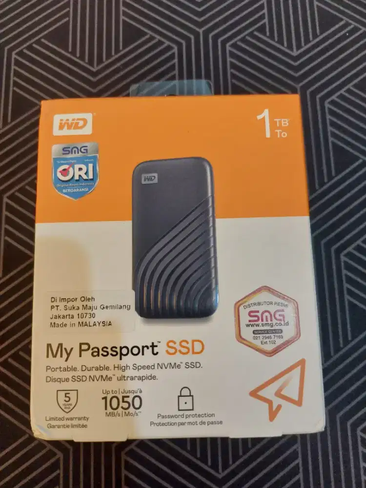 SSD PORTABLE WD MY PASSPORT