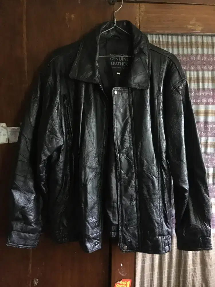 Jaket kulit vintage
